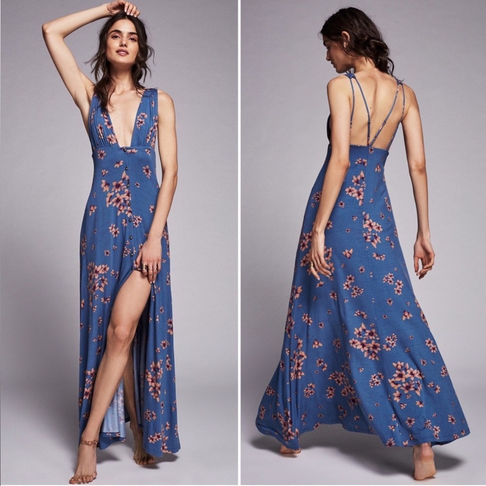 ‼️Sold -Free People - Other Days Maxi Dress (XS)